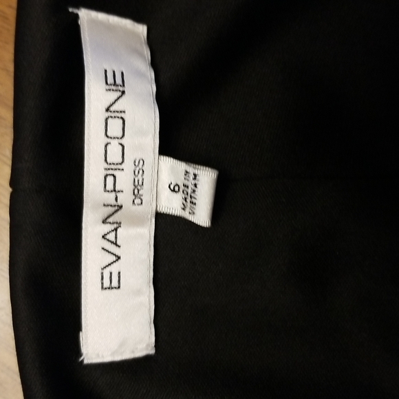 Evan Picone black dress - Picture 7 of 9